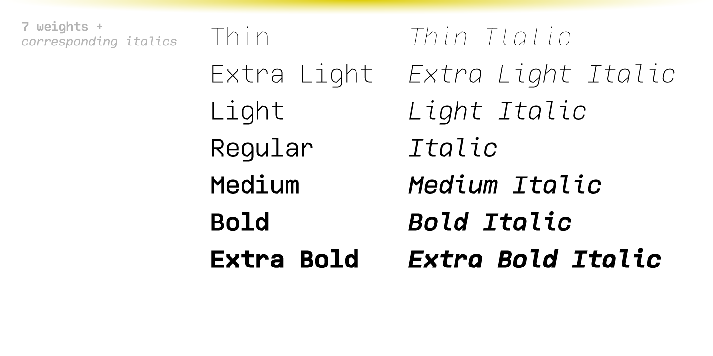 Ki Medium Italic Font preview